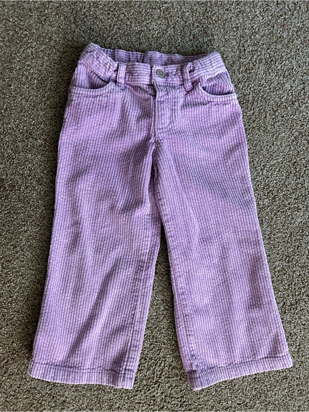 Girls' Lavender Corduroy Pants
